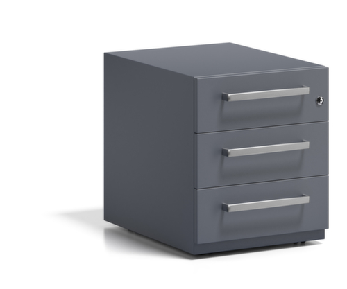 Bisley Caisson mobile Note, 3 tiroir(s), anthracite/anthracite