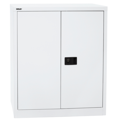 Bisley Armoire de classement Universal, 2 hauteurs des classeurs, blanc signalisation/blanc signalisation