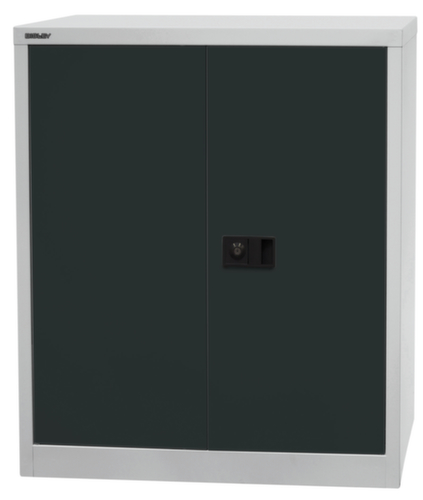Bisley Armoire de classement Universal, 2 hauteurs des classeurs, gris clair/gris anthracite