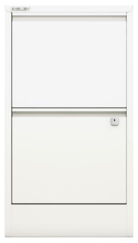 Bisley Armoire pour dossiers suspendus Home Filer, 2 extensions, blanc signalisation/blanc signalisation