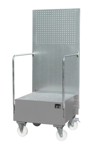 Bauer Bac de rétention mobile LPW 200-1 avec plaque perforée