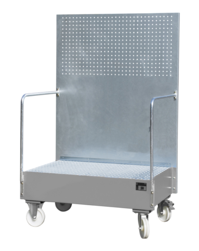 Bauer Bac de rétention mobile LPW 200-2 avec plaque perforée