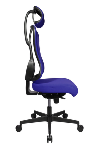 Topstar Siège de bureau pivotant Art Comfort avec appui-tête, bleu royal