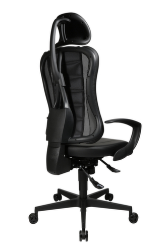 Topstar Siège de bureau pivotant Sitness Racer RS mit AL "Q3" + KS avec appui-tête, noir