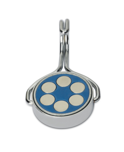 MAUL Aimant à crochet, argent clair, Ø 38,5 mm