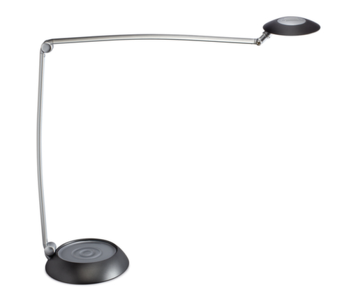 lampe de table à DEL avec variateur, lumière blanc neutre, argent