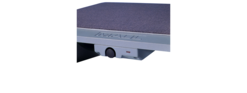 Repose-pieds chauffant avec tapis