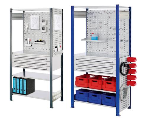 Kappes Rayonnage sans boulons RasterPlan® avec paroi arrière et 4 tablettes