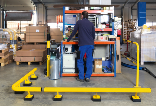 Moravia Barrière de protection anticollision BLACK BULL, droit, longueur 2000 mm