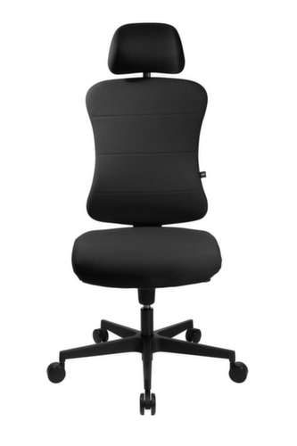 Topstar Siège de bureau pivotant Art Comfort avec appui-tête, noir