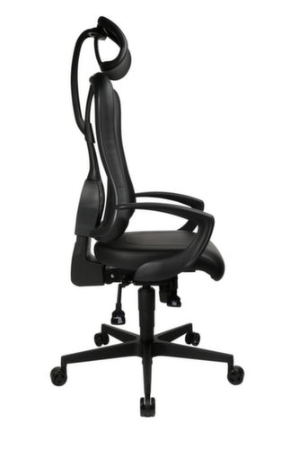 Topstar Siège de bureau pivotant Sitness Racer RS mit AL "Q3" + KS avec appui-tête, noir