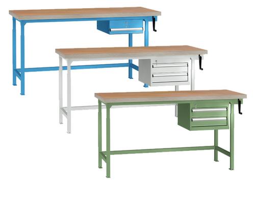 KLW Lutz Établi à hauteur réglable avec tiroirs