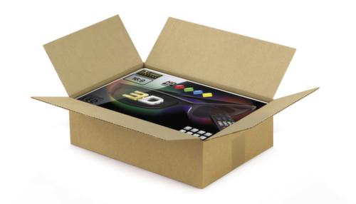 Caisse en carton ondulé, plate