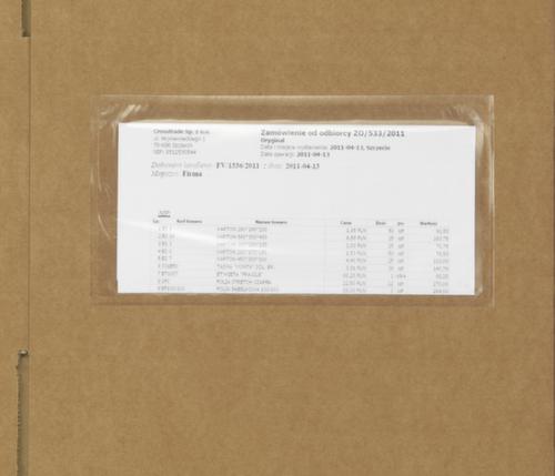 Sac en papier d'accompagnement en mini-paquet blanc, DIN long