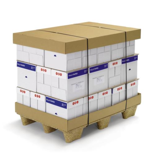 Élément de base et de couvercle pour conteneur pliable