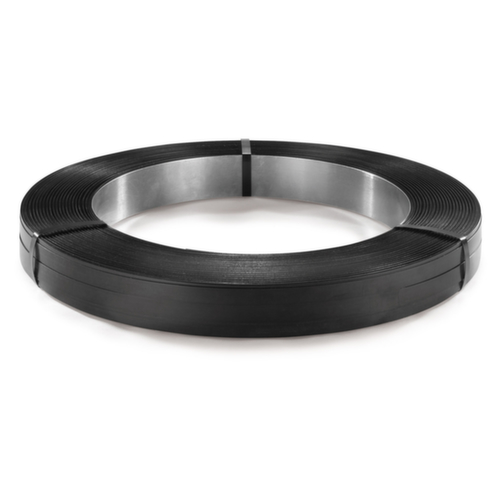 Feuillard de cerclage en acier bleuté, largeur 13 mm