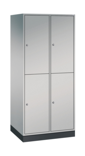 C+P Armoire vestiaire grand volume à deux niveaux Intro, largeur de compartiment 360 mm