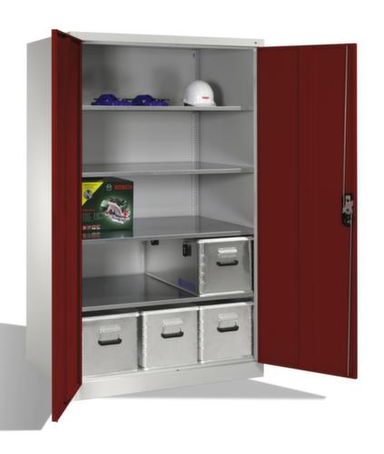 C+P Armoire universelle ERGO avec tablettes galvanisées, largeur 1200 mm
