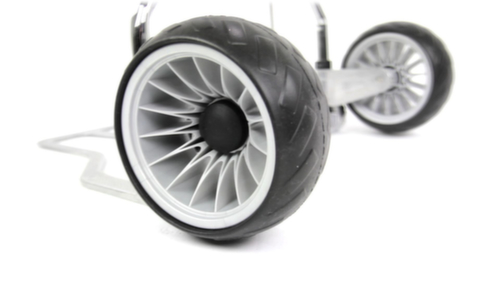 RuXXac diable de manutention en aluminium rabattable Cross, force 100 kg, polymère bandage