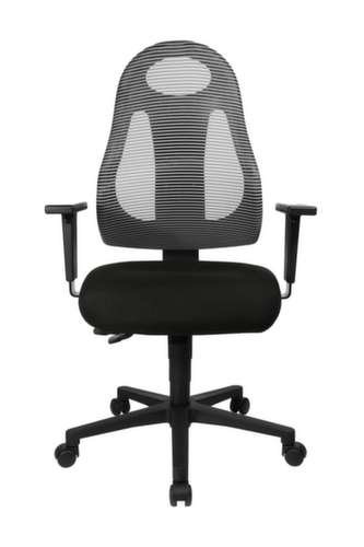 Topstar Siège de bureau pivotant Free Art, Dossier maille, noir