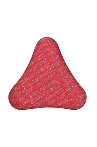 Topstar Siège assis-debout Sitness H1 avec assise triangle, hauteur d’assise 570 - 770 mm, assise rouge