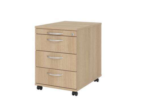 Caisson mobile Solid, 3 tiroir(s), chêne/chêne