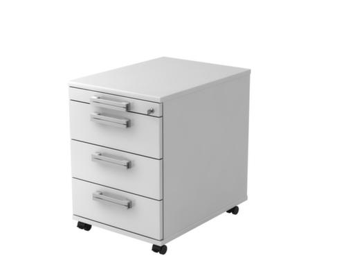 Caisson mobile Up and Down, 3 tiroir(s), blanc/blanc