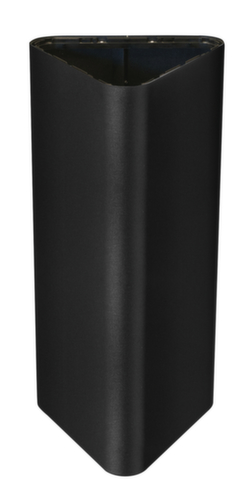 Poubelle triangulaire PURE ELEGANCE, 60 l, noir