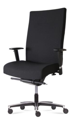 Fauteuil de bureau pivotant Manage XL avec support lombaire réglable, noir