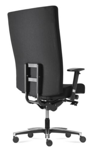 Fauteuil de bureau pivotant Manage XL avec support lombaire réglable, noir