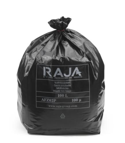 Sac poubelle pour déchets lourds, 100 l, noir