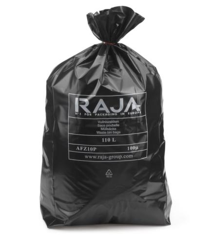 Sac poubelle pour déchets lourds, 110 l, noir