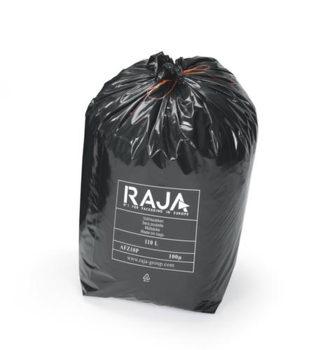 Sac poubelle pour déchets lourds, 110 l, noir