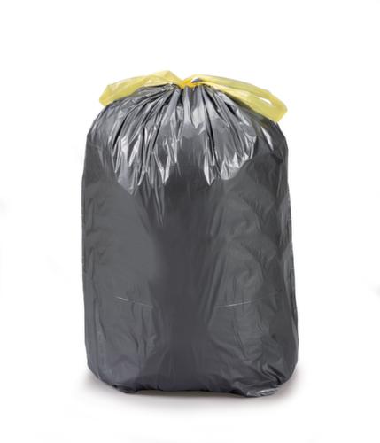 Sac poubelle avec ruban de fermeture