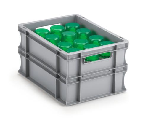 Bac gerbable norme Europe combinable indépendamment de la marque, gris, capacité 20 l