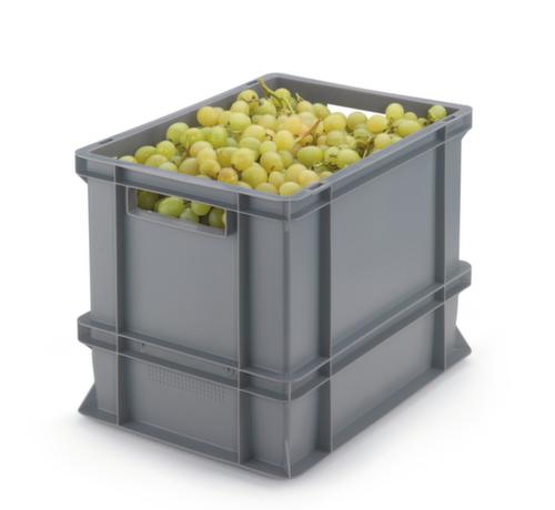 Bac gerbable norme Europe combinable indépendamment de la marque, gris, capacité 30 l