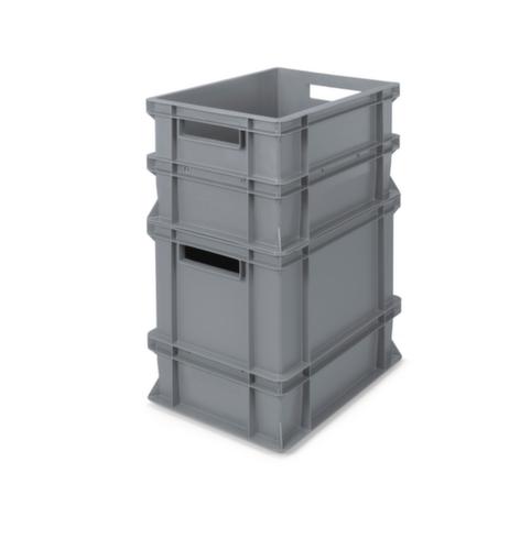 Bac gerbable norme Europe combinable indépendamment de la marque, gris, capacité 30 l