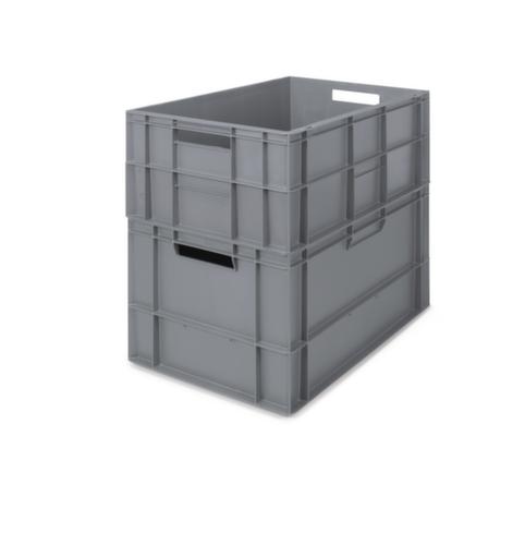Bac gerbable norme Europe combinable indépendamment de la marque, gris, capacité 60 l