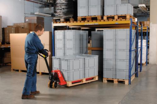 Bac gerbable norme Europe combinable indépendamment de la marque, gris, capacité 76 l