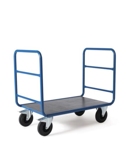 Wagon tubulaire à double front avec zone de chargement antidérapante