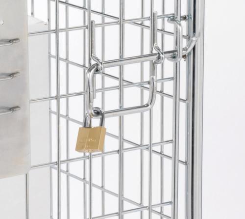 Bac sur roulettes de sécurité, force 500 kg, longueur x largeur 715 x 805 mm