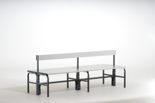 Sypro Banc vestiaire avec lames en aluminium