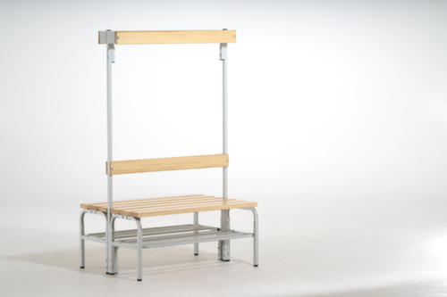 Sypro Banc vestiaire avec lames en bois