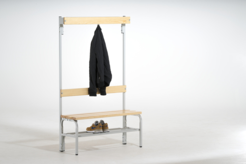 Sypro Banc vestiaire avec lames en bois