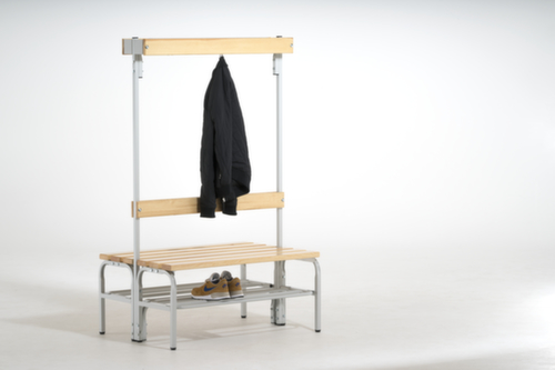 Sypro Banc vestiaire avec lames en bois