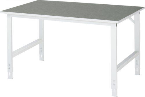 RAU Établi à hauteur réglable Tom, RAL7035 gris clair