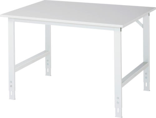 RAU Établi à hauteur réglable Tom, RAL7035 gris clair