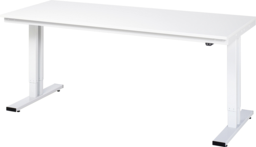 RAU Établi à hauteur réglable électriquement adlatus 300, RAL7035 gris clair