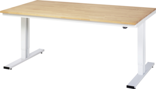 RAU Établi à hauteur réglable électriquement adlatus 300, RAL7035 gris clair