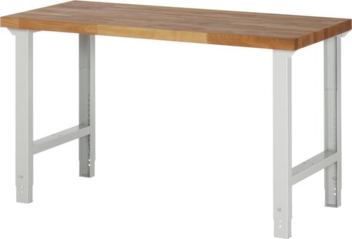 RAU Établi à hauteur réglable en continu Basic, RAL7035 gris clair